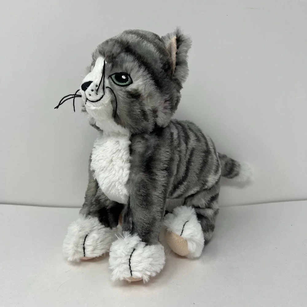 IKEA Cat Plush Lilleplutt Gray Striped Kitten Kitty Stuffed Animal Soft Toy Gift